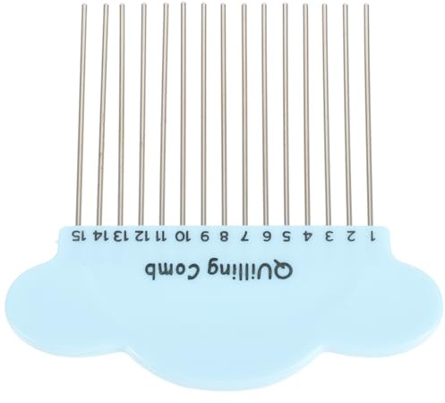 DOITOOL Paper Quilling Comb Tool Quilling Paper Strips Portable Craft Accessory