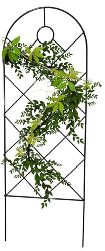 Mppchhn Metal Garden Trellis | Garden Trellis For Climbing Plants | Heavy Duty Outdoor Frame | Decorative Gardens Fence | Plant Support Frame For Vegetables, Vines, Flowers Potted Rose