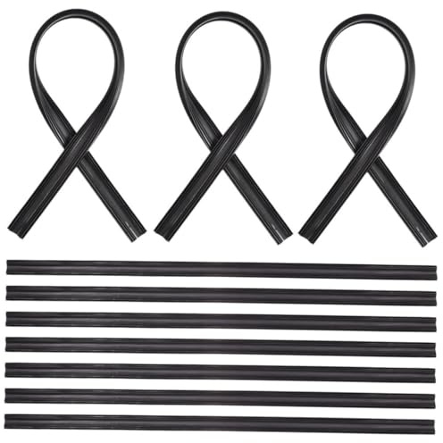 Ciieeo 10pcs Car Wiper Refills Rubber Inserts for Rear Window Weatherproof and Easy Install Windshield Wiper Blade Replacement Strips
