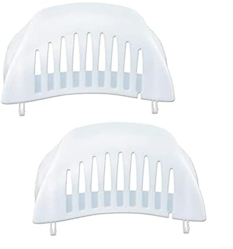 HavenDomicile Lot de 2 couvercles de rechange pour ouvre-porte de garage K108D0079M - Améliore la visibilité de l'éclairage - Résistant aux intempéries - Couleur blanche