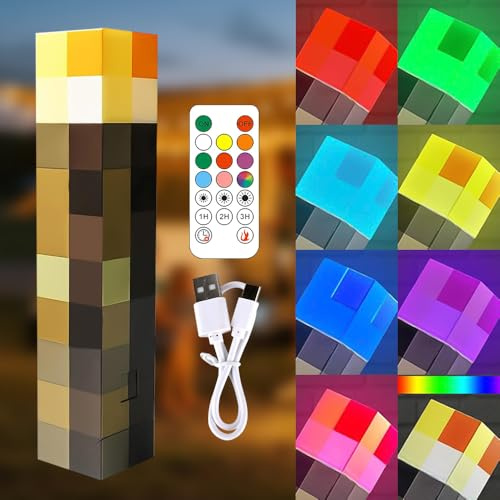 Hojalis Wall Fackel Nachtlicht, 28cm Fackel Lampe Mit 3 Gang Dimmbar Lampe Fackel Wandlampe, Hand- Und Wandmontage, Flammenlampe, 3D Torch Lamp Flamme Nachahmen Kindertag (1. Juni)