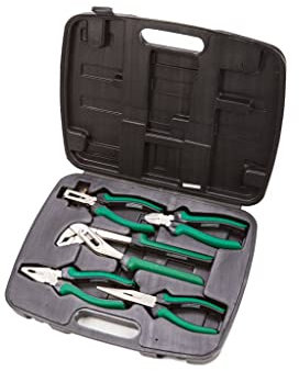 Mannesmann Professional Pliers Set Includes Water Pump Plier (5 Pieces)