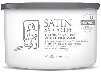 Satin Smooth Enthaarung Creme (Ultra Sensitive Zinc Oxide Wax), 1er Pack (1 x 1 Stück)