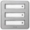 M-e modern-electronics KTA-3 A/S - Piastra per campanello con targhetta per nome, colore: Argento 12 V/1 A