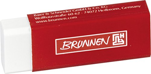 Brunnen 1029969 suddgummi/radiator (6 x 2 x 1,2 cm) vit