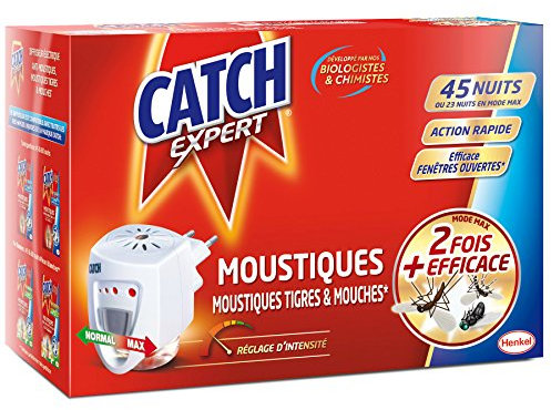 CATCH Diffuseur Électrique Anti Mouches/Moustiques avec Recharge