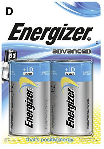 Energizer – Set di 12 blister di 2 batterie Advanced LR20 D
