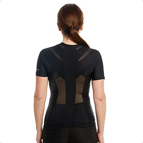 Maglietta Correttore Posturale Da Donna │ T-shirt Per Postura Schiena Donna, Allevia Dolore Cervicale E Lombare │ Maglia Fascia Posturale Spalle E Schiena Per Migliorare Schiena E Spalle