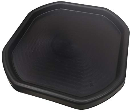 simpaoutdoor Black Plastic Children's Sand & Water Mixing Play Tray 70cm x 70cm - Single Tray