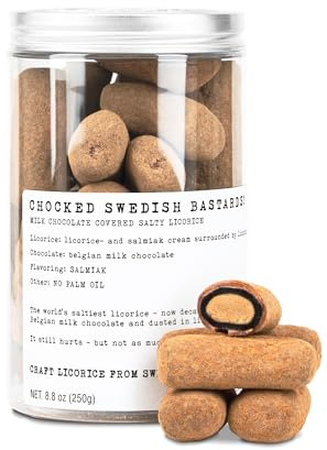 Haupt Lakrits Choklade Svenskjävlar, extrem salzig, 250 Gramm