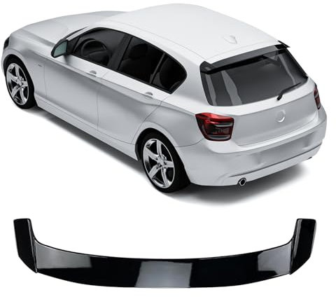 Car Spoiler Compatible with 1 Series 118i 125i F20 F21 2011-2018,Gloss Black Rear Roof Spoiler, Rear Roof Lip Splitter Fit for F20 F21 Accessories