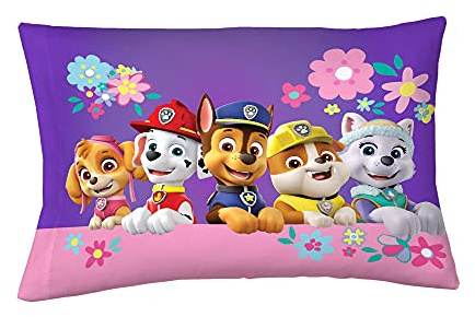Franco Kinder-Bettwäsche, superweich, wendbar, Mikrofaser, 50,8 x 76,2 cm, Paw Patrol Girls