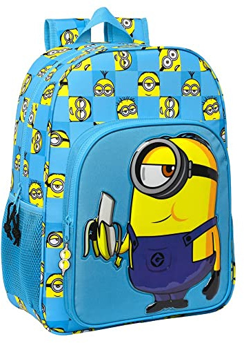 Mochila SAFTA Escolar Niños de Minions Minionstatic, 330x140x420 mm