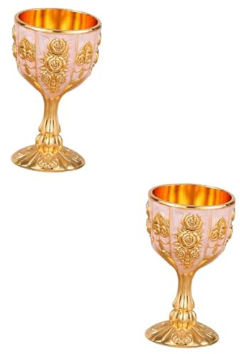 HOMSFOU Pcs Cups Set French Wine Glasses Delicate Goblet European Liquor Cup Multi-Function Wine for Wedding Party Decorations