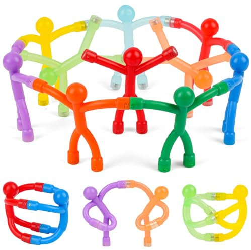 AUAUY 10PCS Mini Homme Aimants pour Réfrigérateur, Aimants pour Réfrigérateur, magnétique pour Enfants Adultes, Porte, Bureau, Décoration de Salle de Classe