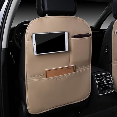 2 Stück Auto Rücksitz Anti Kick Pad für VW Touran 2006 2007 2008 2009 2010 2011-2015, Wasserdicht Leder Rückenlehne Anti-Kick Pads Autositz RüCkenschutz Auto Organizer Kinder Autositz Organizer