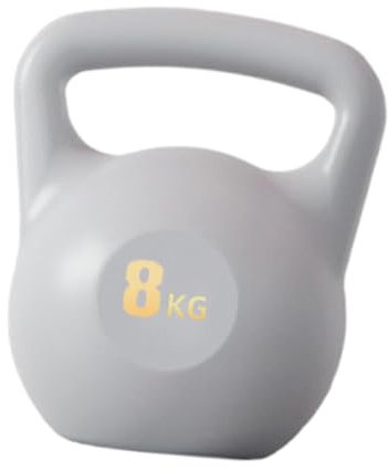 Harilla Wassergefüllte Kettlebell, Fitness, Kettlebell, Workout, Krafttraining, selbstgefüllte Kettlebell für Sport, Heben, Hüften, Kniebeugen, Grau 8kg