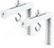 ABIS Beyond Future L-Shaped Projector Wall Mount Bracket, Heavy-Duty Metal Support, 9 cm x 2.8 cm, White