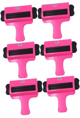 TOVINANNA 6pcs Toothpaste Tube Squeezer Dispenser for Creams Paint Save Toothpaste Easy to Use No Waste Rolling Tube Squeezer Random Color