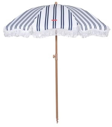 Flamingueo Ombrellone da Spiaggia, Giardino, Piscina, Altezza e Orientamento Regolabile, Protezione UPF 50+, Poliestere, Borsa per il Trasporto, 210 x 180 cm