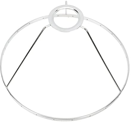 Lurrose Diy Lamp Frame in Ferro Resistente Per Paralume Supporto Accessorio Per Lampada Da Tavolo e Lampadario Sostituzione Per Paralume Base Per Lampada Da Lettura e Scrivania Adatta Lamp