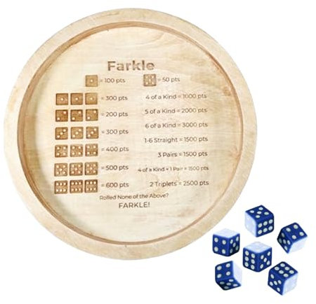 Würfeltablett Brettspiel - Spieltablett Würfelhalter | Holztablett für Brettspiele | Holztablett für Brettspiele | Kompakte Matte für Brettspiele Nachttisch für Familien Adventu