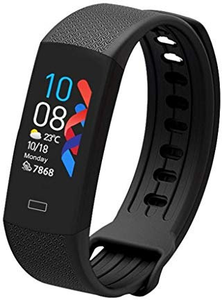 GYBBHia Pulsera inteligente de fitness con control remoto para el cuerpo, pulsera de actividad física, impermeable, reloj inteligente para presión arterial deportiva (paquete de 3)