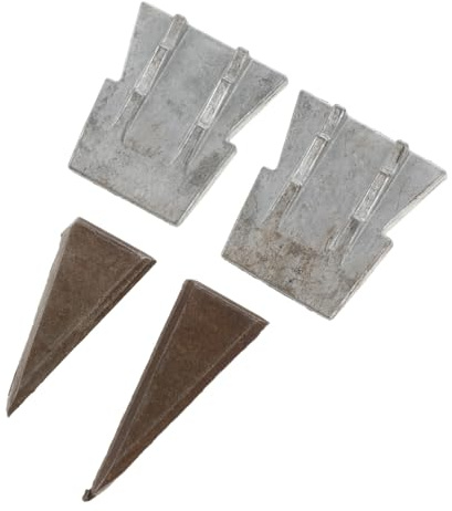 Tofficu 4pièces Coins De Renforcement Fer pour Manche De Marteau Coins Côniques Anti-fendage pour Outils Et Haches Accessoires Installation Solides pour Menuiserie Et Construction