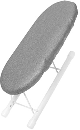 ULTECHNOVO Asse da Stiro Mini Pieghevole per Maniche Design Compatto e Facile da Trasportare, Tavolo Stiro Salvaspazio in Acciaio Argento, Regalo per Appassionati di Stiratura