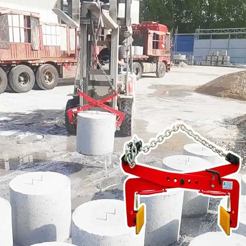 Heavy Duty Lifting Clamp, Adjustable Scissor Jaw for Secure Handling of Concrete Blocks & Granite Slabs, Perfect for Construction & Masonry Work