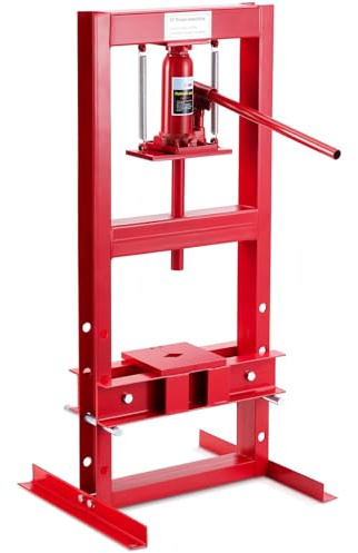 6 Ton Hydraulic Shop Press, Heavy Duty h-Frame Benchtop Press with Anti-Overpressure Relief Valve, Floor Workshop Press with Enhanced Pressure Bearing Capacity for Bending, Straightening, Garage
