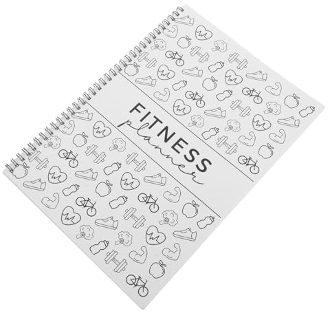 COMPUKAS Fitness Planner Journal för Kvinnor och Träningslogg för Vikt Gym och Bodybuilding Hälsobok med - Makro Kosttillskottsuppföljning Resvänlig och Kladdfri Träningstracker