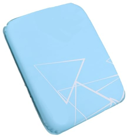 FUANA Caja de pesca para cojín de asiento, impermeable, poliuretano, transpirable, de alta resistencia, para espuma viscoelástica con ventosas, cajas de aparejos de pesca, color azul, 30 x 24 x 3,3 cm
