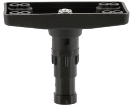 Scotty Swivel Fishfinder Post Bracket 272 Schwenkbare Fischfinder-Pfostenhalterung, Schwarz, Einheitsgröße