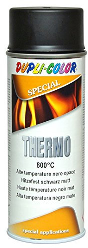 Dupli Color 401052 Thermo Vernice Spray, 800 Gradi Celsius, 400 ml, Nero Opaco