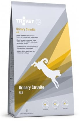 Trovet Urinary Struvite ASD alimento seco | 12,5 kg | Alimento dietético Completo para Perros Adultos para apoyar en Caso de Cristales de estruvita | Bajo Contenido de potasio y magnesio