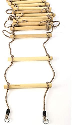 Strickleiter für Kinder mit 12 Sprossen Länge 440 cm von Gartenpirat®