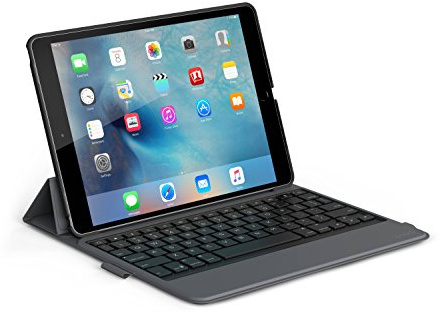 ZAGG Messenger - Funda Tipo Libro sin retroiluminación con Teclado para Apple iPad Pro de 9.7 Pulgadas, Color Negro