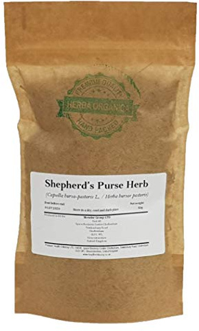 Herba Organica Shepherd's Purse Herb - Capsella Bursa-Pastoris L - Herbal Tea (50g)