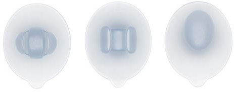 OXO Good Grips, Set de 3 crochets à ventouse pour salle de bain, Porte-rasoir, Porte-brosse à dents, Porte-serviettes, Transparent