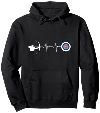 Bogensport, Bogenschütze, Bogenschießen, Pfeil und Bogen Pullover Hoodie