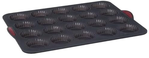 FIVE Simply Smart - Moule 20 Tartelettes Silicone Silitop 40cm Gris