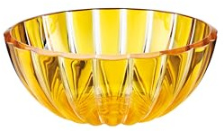 GUZZINI - Schussel M Dolcevita, Bio-Based Plastic, Amber, 20x20xh8,5, Durchsichtig