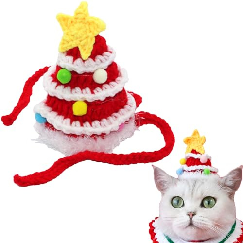 Weihnachts Kostüme Für Haustiere, Weihnachts Schal Cap Für Hunde, Weihnachtsmütze Für Katzen, Textilien Und Accessoires Für Hunde, Weihnachts Geschenk Weihnachts Kleid Für Hunde Und Katzen