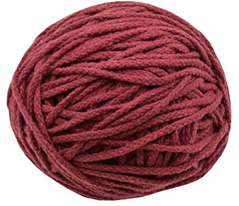 Corda for bondage, corda da giardino, corda di cotone intrecciata, 10 metri (32 piedi) for giocattoli for animali domestici, progetti di artigianato (Rosso)