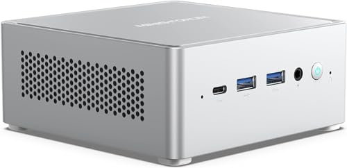 MINISFORUM NAB9 Mini PC, procesador Intel Core i9-12900HK de 14 núcleos con hasta 5,0 GHz, 32 GB DDR4/1 TB PCIe4.0 SSD, gráficos Intel Iris XE, HDMI ×2/USB-C ×2, RJ45 2,5 × 2, USB3.2 Tipo A ×4