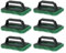 TOPPERFUN 6 Stück Siebdruck-Peeling-Pad Mit Griff Siebdruck-Tinten-Peeling-Bürste Scrub- Siebdruck-Zubehör Zum Entfetten Von Netzrahmen