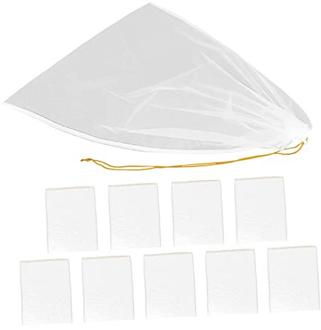 Mikinona 10stücke Honigsiebbeutel Aus Nylon Für Honigfilter Wiederverwendbares Honigfilterwerkzeug Für Imkereibedarf Mesh Tasche Für Hause