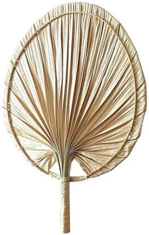 Palm Fan - Wedding Fans Raffia Fans for Guests - Hand Fan Fan Wall Decoration Home Decoration Summer Beach Decoration