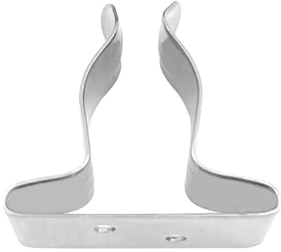 Bootshaken Federklemme - Marine Grade Edelstahl U Clip Halter, Ersatzklemme für Bootstange, Gaff, Paddel, Ruder, Besen, Haltbarer Federclip für Marine Hardware Montagezubehör